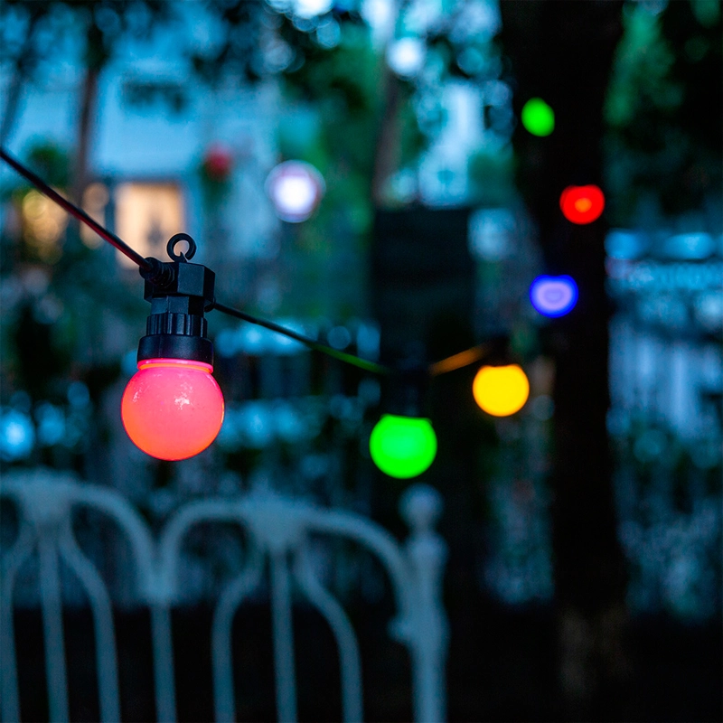 colored led pop string lights