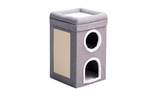 3504253 Two Storey Cat House Ottoman Stool