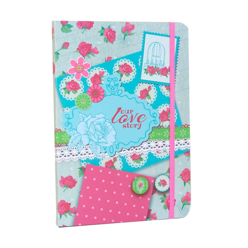 vintage floral print journals notebooks