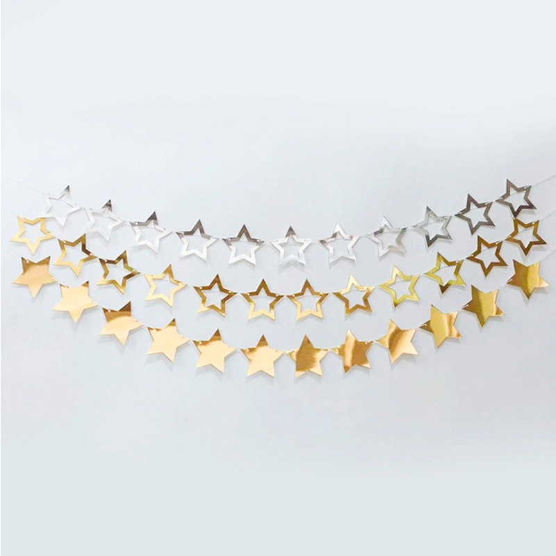 paper star bunting