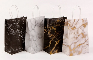 3304508 Marble Effect Paper Bag