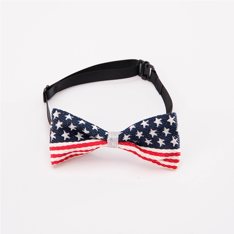 pet elastic collar bow tie