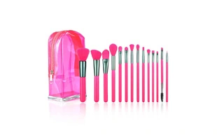 3210593 Portable Makeup Brush PVC Neon Bag