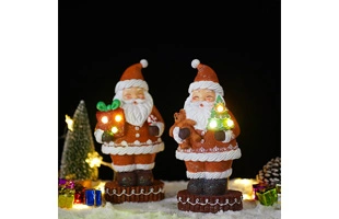 3210287 Christmas Santa Claus Statue