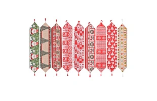 3210329 180*35 Polyester Christmas Table Runner