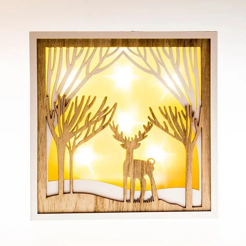 Wooden Picture Frame Lights