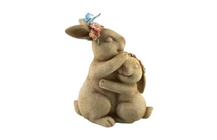 3210400 Easter Resin Rabbit Desktop Decoration