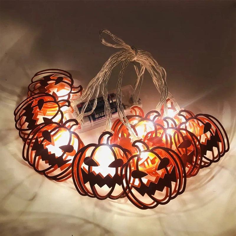 LED Halloween pumpkin light String