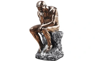 3210185 Thinker Resin Figure Ornament