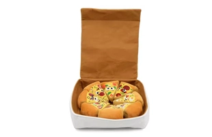 4305157 Stuffed Squeaky Pizza Dog Toy Cheap Price Wholesale Supplier