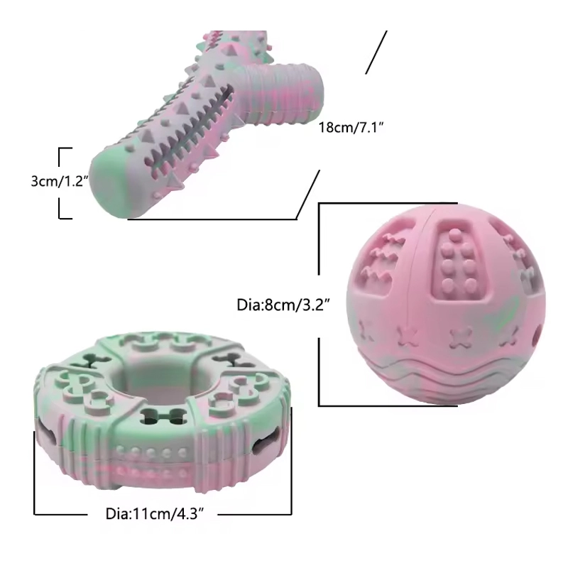 4305158 Durable Rubber Dog Chew Toy for Aggressive Chewers Cheap Price Wholesale Supplier YIWU DOLPHIN NETWORK CO. LTD