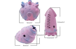 4305160 Sea Animals Food Grade Natural Rubber Dog Chew Toy Cheap Price Wholesale Supplier