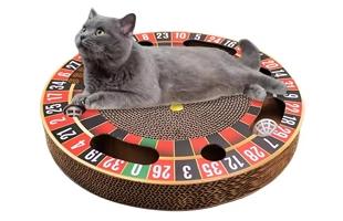4305168 Round Game Corrugated Cardboard Cat Scratcher Cheap Price Wholesale Supplier
