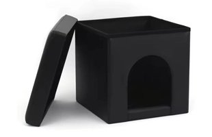 4305192 Black Pet Bed House Storage Ottoman Cheap Price Wholesale Supplier