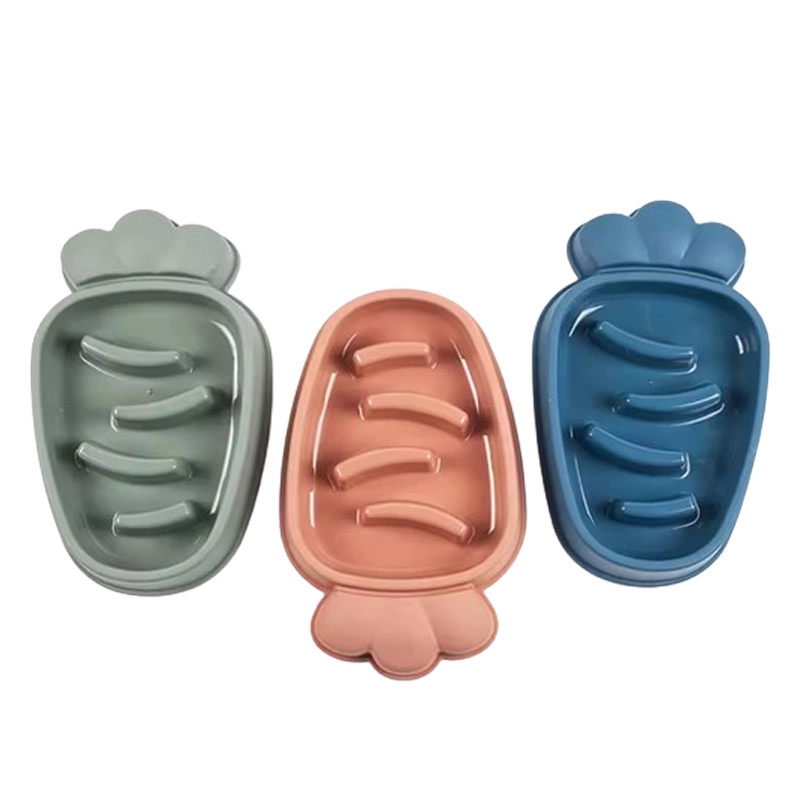 4305223 carrot shape dog bowl slow feeder cheap price wholesale supplier