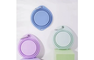 4305229 Pet Folding Bowl Silicone Dog Food Utensils Outdoor Portable Dog Outing Travel Food Bowl Cheap Price Wholesale Supplier