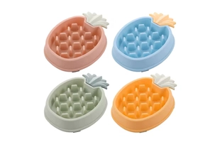 4305236 Explosion Pet Fruit Type Frog Type Jungle Type Slow Food Bowl Dog Choke Anti-Slip Practical Bowl Supplies Cheap Price Wholesale Supplier
