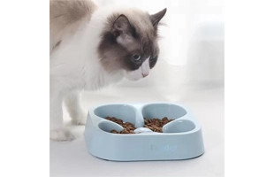 4305240 Dog Stamen Type Water Drop Type Four-Leaf Clover Type Slow Food Bowl Pet Choke Anti-Slip Utility Bowl Cheap Price Wholesale Supplier