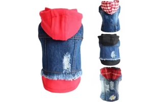4305353 Fashion Denim Jumpsuit Dog Clothes