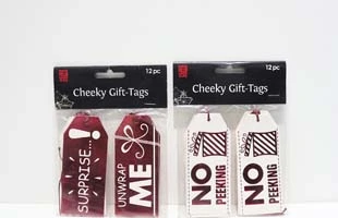 Printable Christmas Gift Bag Tags Set
