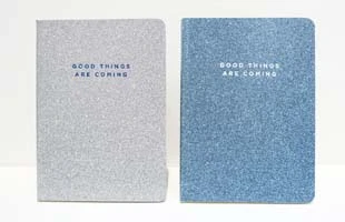 Glittlery Cover Notebook