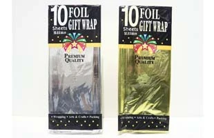 Gold And Silver Christmas Gift Wrap